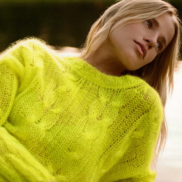 Anthropologie The Posey Stitchy Distressed Sweater